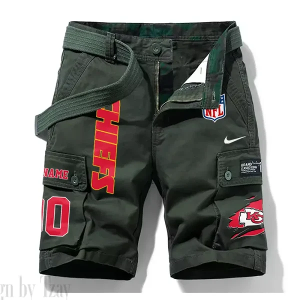 Kansas City Chiefs New Summer Men Cargo Shorts Fashion 2025 SPTNSM080 - Image 4