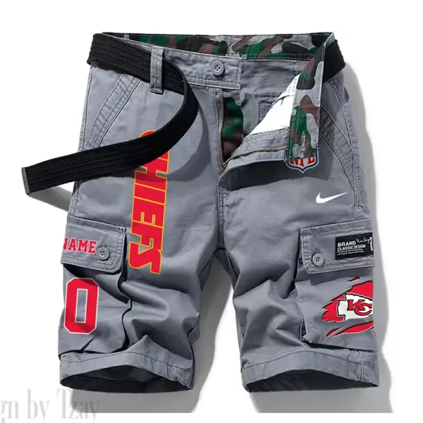 Kansas City Chiefs New Summer Men Cargo Shorts Fashion 2025 SPTNSM080 - Image 5