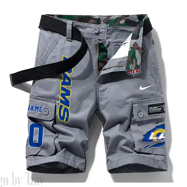 Los Angeles Rams New Summer Men Cargo Shorts Fashion 2025 SPTNSM083 - Image 2