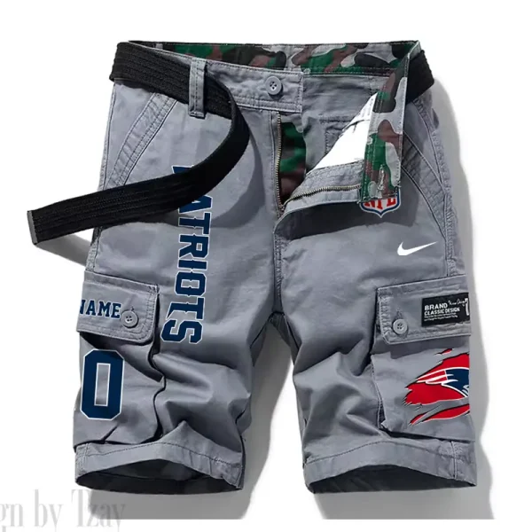 New England Patriots New Summer Men Cargo Shorts Fashion 2025 SPTNSM086 - Image 4