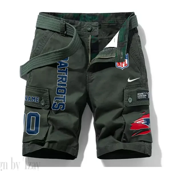New England Patriots New Summer Men Cargo Shorts Fashion 2025 SPTNSM086 - Image 5