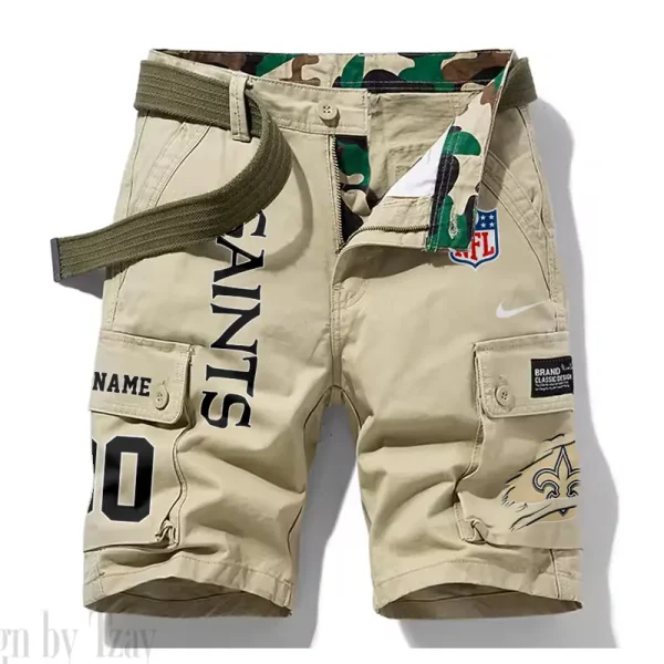 New Orleans Saints New Summer Men Cargo Shorts Fashion 2025 SPTNSM087