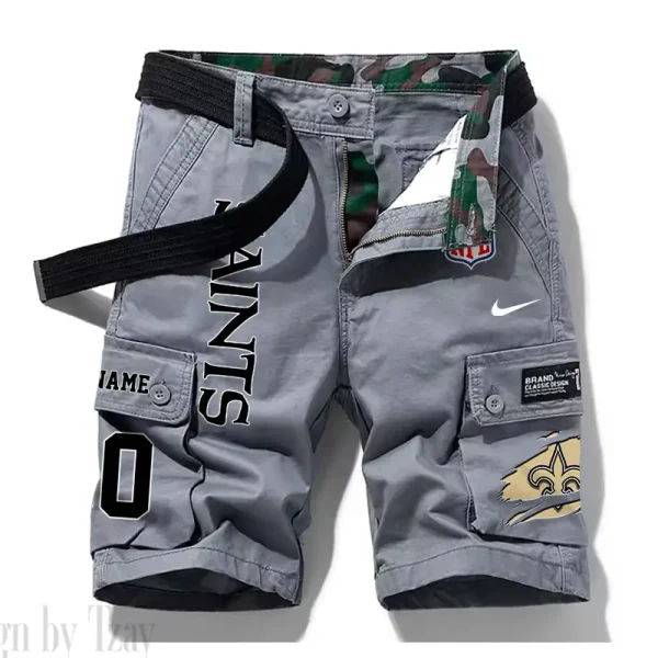 New Orleans Saints New Summer Men Cargo Shorts Fashion 2025 SPTNSM087 - Image 3