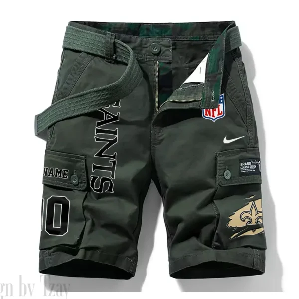 New Orleans Saints New Summer Men Cargo Shorts Fashion 2025 SPTNSM087 - Image 4