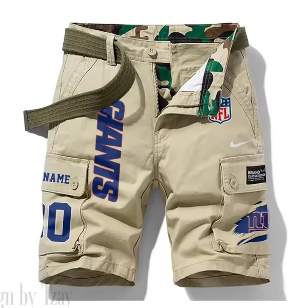 New York Giants New Summer Men Cargo Shorts Fashion 2025 SPTNSM088 - Image 2