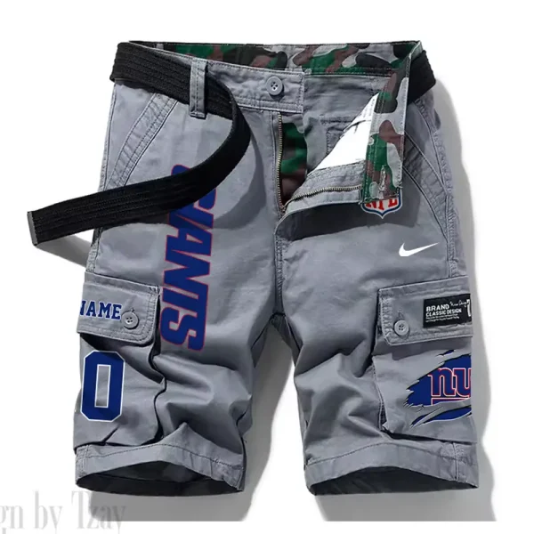 New York Giants New Summer Men Cargo Shorts Fashion 2025 SPTNSM088 - Image 4