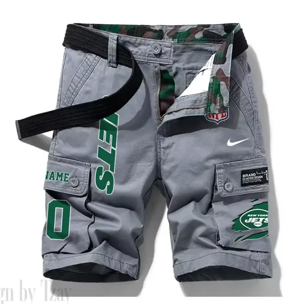New York Jets New Summer Men Cargo Shorts Fashion 2025 SPTNSM089 - Image 2
