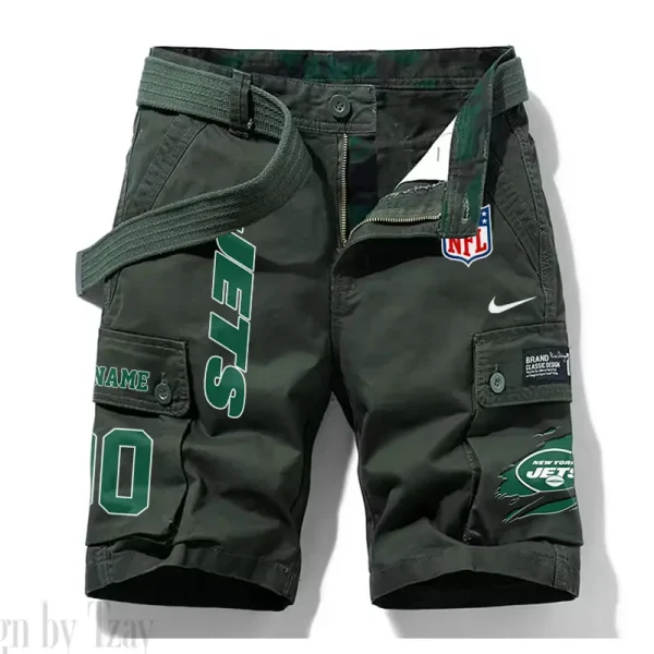 New York Jets New Summer Men Cargo Shorts Fashion 2025 SPTNSM089 - Image 3