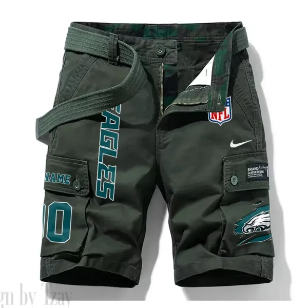 Philadelphia Eagles New Summer Men Cargo Shorts Fashion 2025 SPTNSM090 - Image 4