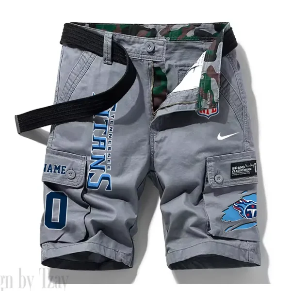Tennessee Titans New Summer Men Cargo Shorts Fashion 2025 SPTNSM095 - Image 2