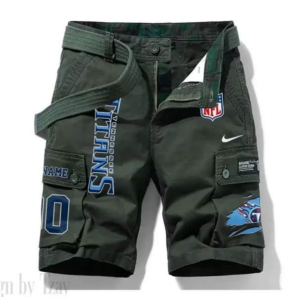 Tennessee Titans New Summer Men Cargo Shorts Fashion 2025 SPTNSM095 - Image 3
