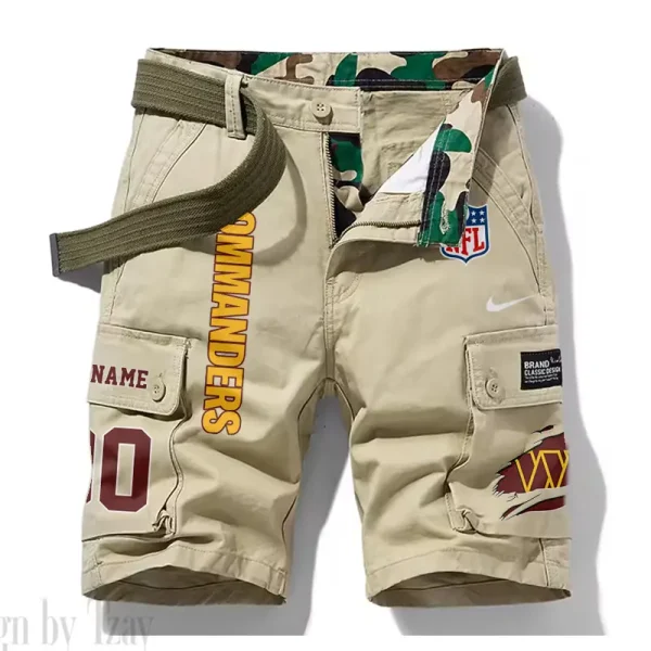 Washington Commanders New Summer Men Cargo Shorts Fashion 2025 SPTNSM096 - Image 2