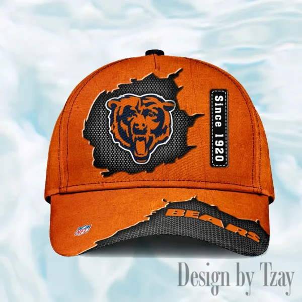Chicago Bears Hat Cap Youth Strap Back New Design 2025 AZCCAP741