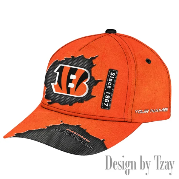 Cincinnati Bengals Hat Cap Youth Strap Back New Design 2025 AZCCAP742 - Image 2
