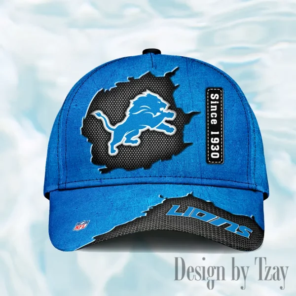 Detroit Lions Hat Cap Youth Strap Back New Design 2025 AZCCAP747