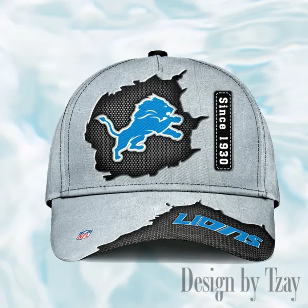 Detroit Lions Hat Cap Youth Strap Back New Design 2025 AZCCAP748