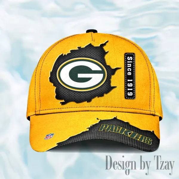 Green Bay Packers Hat Cap Youth Strap Back New Design 2025 AZCCAP750