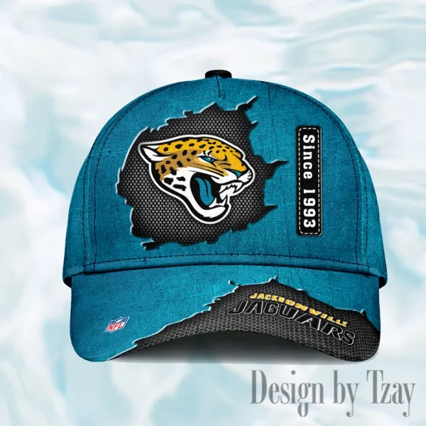 Jacksonville Jaguars Hat Cap Youth Strap Back New Design 2025 AZCCAP754 - Image 2