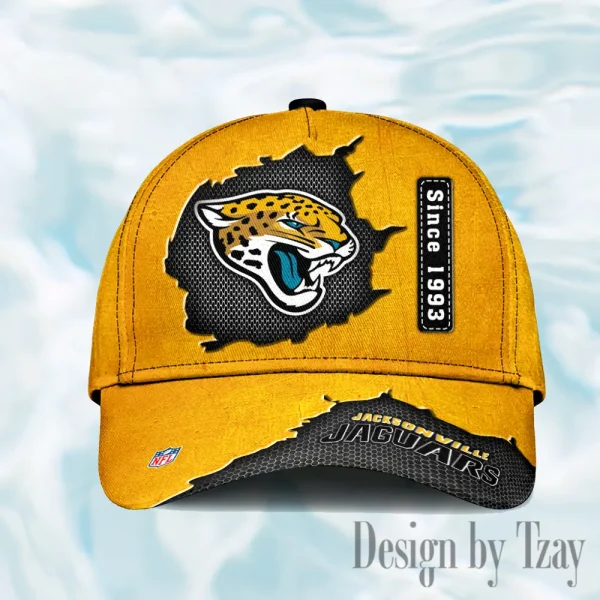 Jacksonville Jaguars Hat Cap Youth Strap Back New Design 2025 AZCCAP755 - Image 2