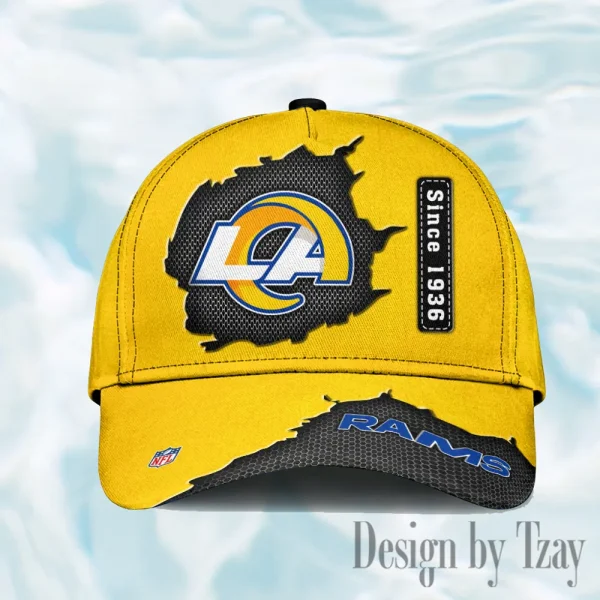Los Angeles Rams Hat Cap Youth Strap Back New Design 2025 AZCCAP762 - Image 2