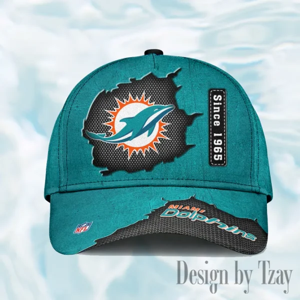 Miami Dolphins Hat Cap Youth Strap Back New Design 2025 AZCCAP763 - Image 2