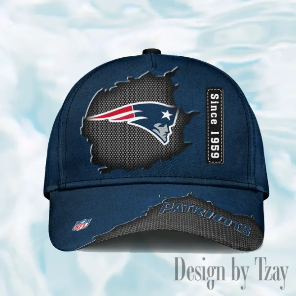 New England Patriots Hat Cap Youth Strap Back New Design 2025 AZCCAP767 - Image 2