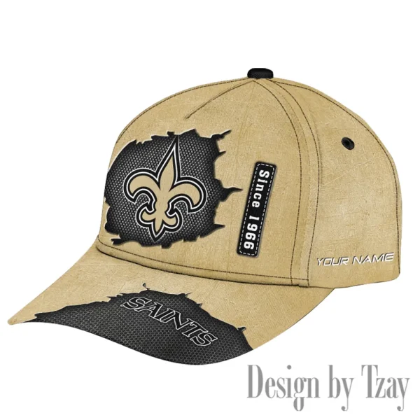 New Orleans Saints Hat Cap Youth Strap Back New Design 2025 AZCCAP770 - Image 2