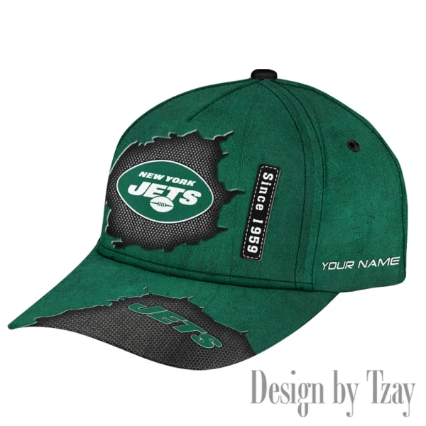 New York Jets Hat Cap Youth Strap Back New Design 2025 AZCCAP773