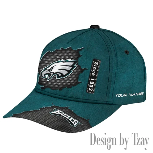 Philadelphia Eagles Hat Cap Youth Strap Back New Design 2025 AZCCAP774 - Image 2