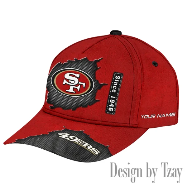 San Francisco 49ers Hat Cap Youth Strap Back New Design 2025 AZCCAP778 - Image 2