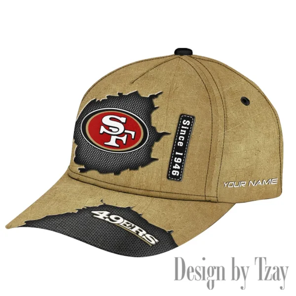 San Francisco 49ers Hat Cap Youth Strap Back New Design 2025 AZCCAP779 - Image 2