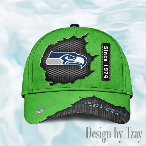 Seattle Seahawks Hat Cap Youth Strap Back New Design 2025 AZCCAP781