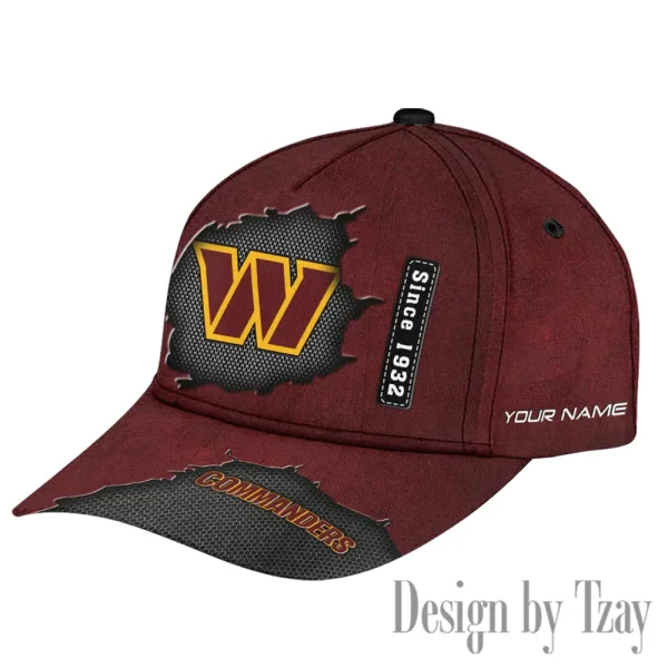 Washington Commanders Hat Cap Youth Strap Back New Design 2025 AZCCAP786