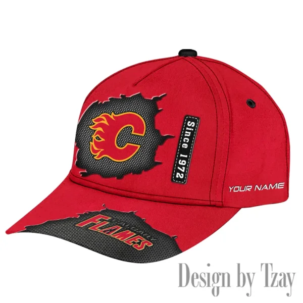Calgary Flames Men Baseball Hat Style 2025 AZCCAP792 - Image 2