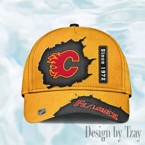 Calgary Flames Men Baseball Hat Style 2025 AZCCAP793 - Image 2
