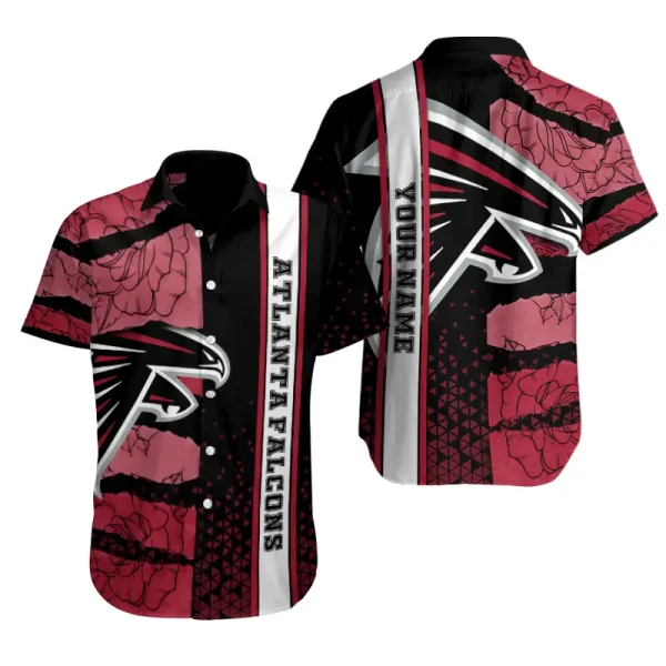 Atlanta Falcons Button Shirt Summer Holiday Gift For Sports Enthusiast AZCBS300