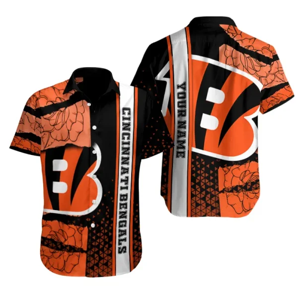Cincinnati Bengals Button Shirt Summer Holiday Gift For Sports Enthusiast AZCBS305