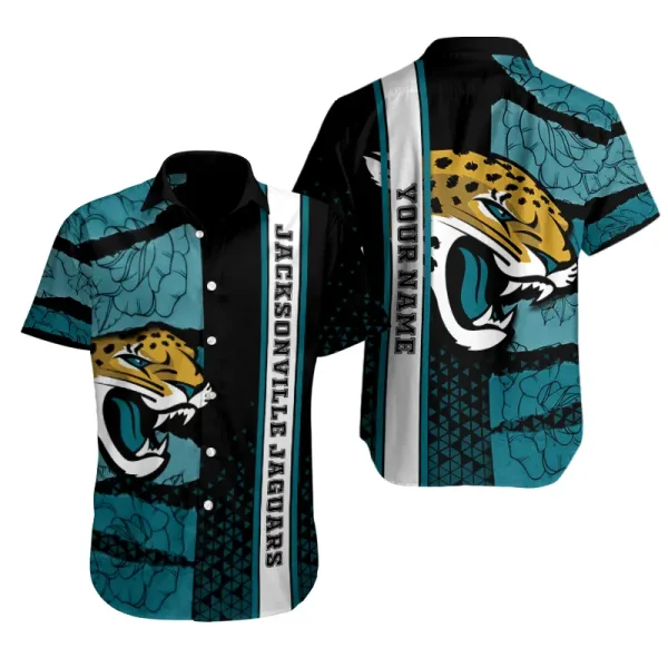 Jacksonville Jaguars Button Shirt Summer Holiday Gift For Sports Enthusiast AZCBS313