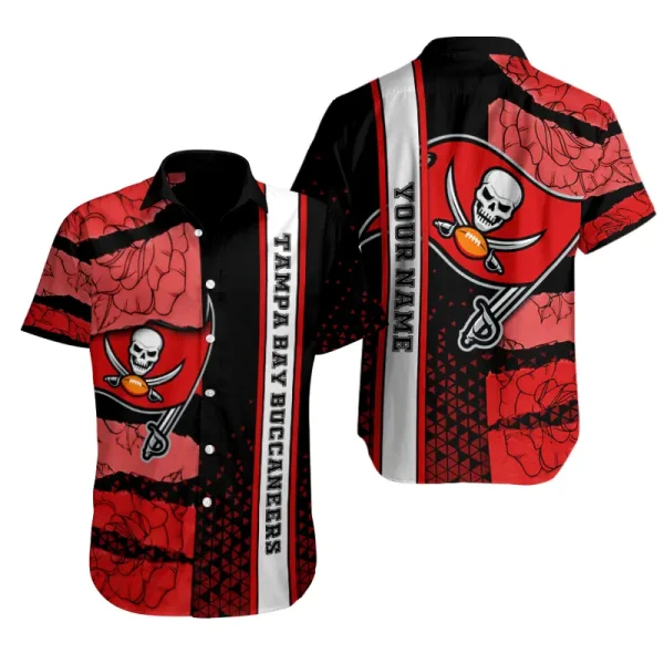 Tampa Bay Buccaneers Button Shirt Summer Holiday Gift For Sports Enthusiast AZCBS328