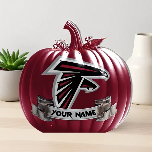 Atlanta Falcons NFL Personalized Halloween Acrylic Block Plaque For Fan - Limited Edition SPTFTAB091