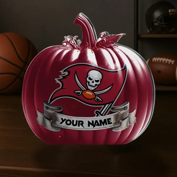 Tampa Bay Buccaneers NFL Personalized Halloween Acrylic Block Plaque For Fan - Limited Edition SPTFTAB093 - Image 2