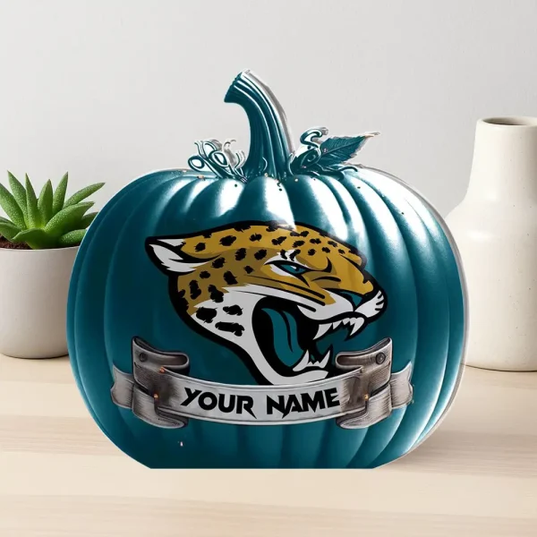 Jacksonville Jaguars NFL Personalized Halloween Acrylic Block Plaque For Fan - Limited Edition SPTFTAB098
