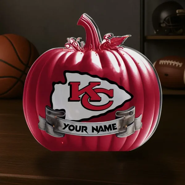Kansas City Chiefs NFL Personalized Halloween Acrylic Block Plaque For Fan - Limited Edition SPTFTAB100 - Image 2