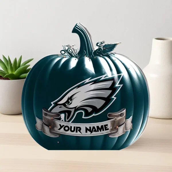 Philadelphia Eagles NFL Personalized Halloween Acrylic Block Plaque For Fan - Limited Edition SPTFTAB101