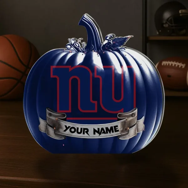 New York Giants NFL Personalized Halloween Acrylic Block Plaque For Fan - Limited Edition SPTFTAB102 - Image 2