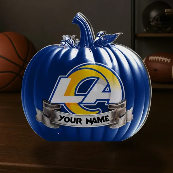Los Angeles Rams NFL Personalized Halloween Acrylic Block Plaque For Fan - Limited Edition SPTFTAB103 - Image 2