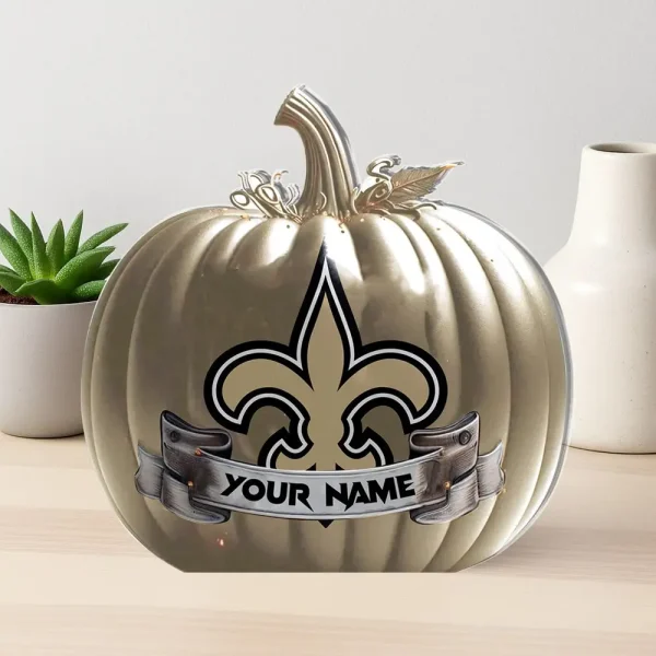 New Orleans Saints NFL Personalized Halloween Acrylic Block Plaque For Fan - Limited Edition SPTFTAB108