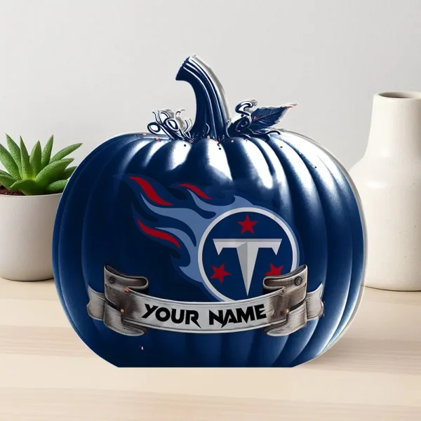 Tennessee Titans NFL Personalized Halloween Acrylic Block Plaque For Fan - Limited Edition SPTFTAB110