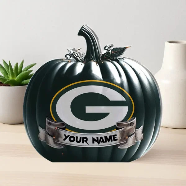 Green Bay Packers NFL Personalized Halloween Acrylic Block Plaque For Fan - Limited Edition SPTFTAB115