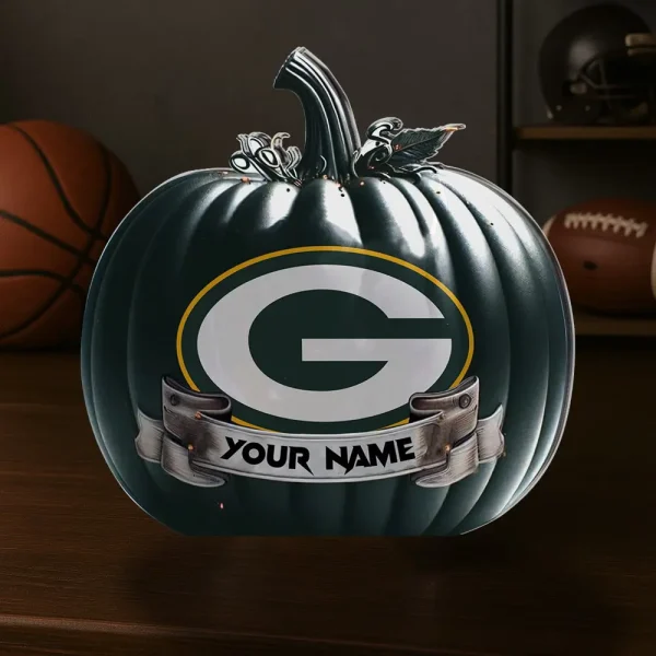 Green Bay Packers NFL Personalized Halloween Acrylic Block Plaque For Fan - Limited Edition SPTFTAB115 - Image 2